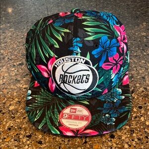 New Era 9Fifty HWC NBA Houston Rockets Floral Adjustable Snap Back Cap